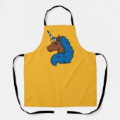 Blue Afro Unicorn Schort (Voorkant)