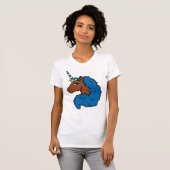 Blue Afro Unicorn T-shirt (Voorkant volledig)