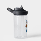 Blue Afro Unicorn Waterfles (Rechts)