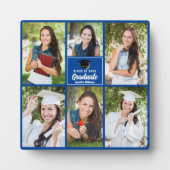 Blue Afstuderen Collage 2023 Square Afstuderen Fot Fotoplaat (Voorkant)