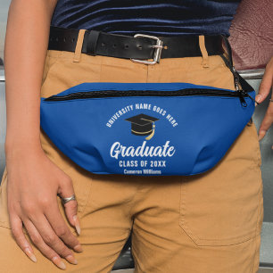 Blue Afstuderen Custom 2025 Afstuderen Keepsake Heuptasje