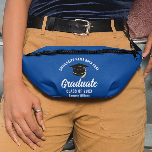 Blue Afstuderen Custom 2025 Afstuderen Keepsake Heuptasje