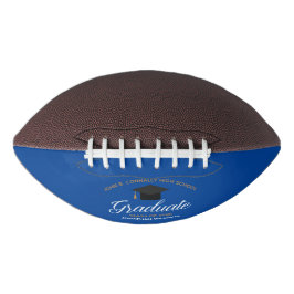 Blue Afstuderen Custom High School Afstuderen American Football