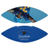 Blue Afstuderen Custom School 2025 Afstuderen Foto American Football (Panelen)