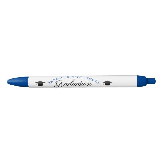 Blue Afstuderen Keepomwille 2023 Custom School Blauwe Inkt Pen (Voorkant)