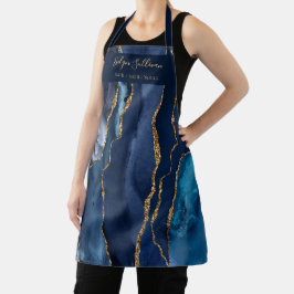 Blue Agaat Beauty Professioneel schort