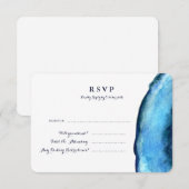 Blue Agaat Response Kaart (gedetailleerd) (Voorkant / Achterkant)