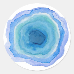 Blue Agaat Stone Sticker