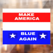 Blue Again Raamsticker (Vel 2)