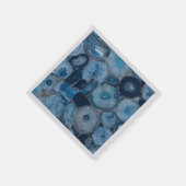 Blue Agate Edelsteen Cocktail servetten (Hoek)