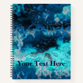 Blue Agate Notitieboek (Voorkant)