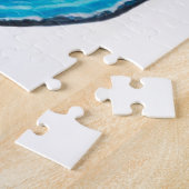 Blue Agate Slice | Custom Legpuzzel (Zijkant)