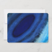 Blue Agate Stationery Notitiekaartje (Achterkant)