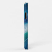 Blue Agate & Teal Geode Luxury Personalized Case-Mate iPhone Case (Achterkant/rechts)