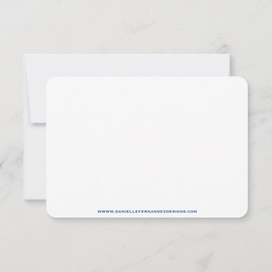 Blue Agate Wedding RSVP (Achterkant)