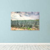 Blue Agave Canvas Afdruk (Insitu (Houten vloer))