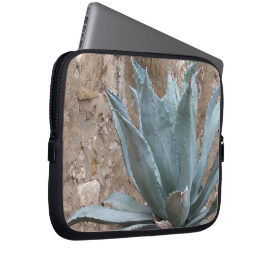 Blue Agave Plant Foto van Texas Mission Laptop Sleeve (Voorkant Rechts)