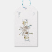 Blue Airplane Gift Tag Cadeaulabel (Voorkant)