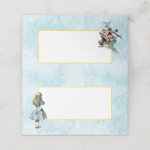  Blue Alice en Mr. Rabbit Plaatskaartje (Buitenkant ongevouwen)