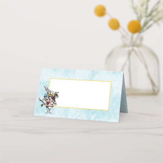  Blue Alice en Mr. Rabbit Plaatskaartje (Achterkant)