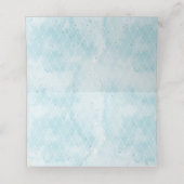  Blue Alice en Mr. Rabbit Plaatskaartje (Binnenkant ongevouwen)