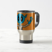 Blue Alien Reisbeker (Voorkant rechts)
