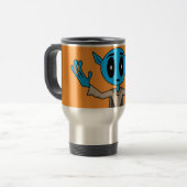 Blue Alien Reisbeker (Voorkant links)
