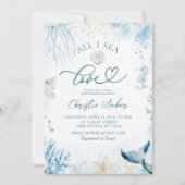 Blue All I Zee is het Vrijgezellenfeest van de lie Kaart (Voorkant)