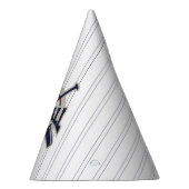 Blue All Star Sport Baseball Verjaardagsfeest Feesthoedjes (Rechts)