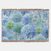 Blue Alliums Deken (Voorkant)
