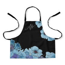 Blue Aloha Floral Schort