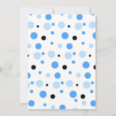 Blue Alotl Fun Party Axolotl Verjaardag Kaart (Achterkant)