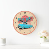  Blue American Trucks Large Clock Grote Klok (Huis)