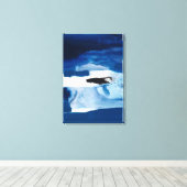 Blue Amore II Canvas Afdruk (Insitu (Houten vloer))