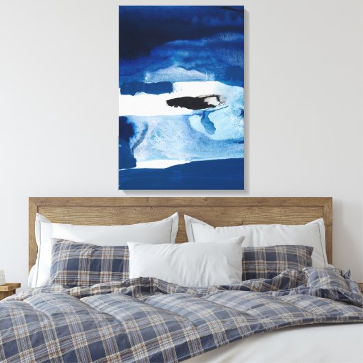 Blue Amore II Canvas Afdruk (Insitu (Slaapkamer))