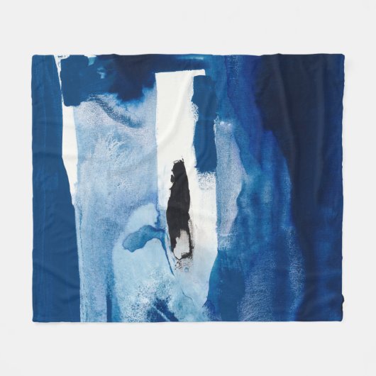 Blue Amore II Fleece Deken (Voorkant (Horizontaal))