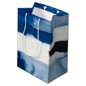 Blue Amore II Medium Cadeauzakje (Achterkant Gekanteld)