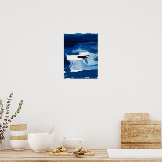 Blue Amore II Poster (Keuken)