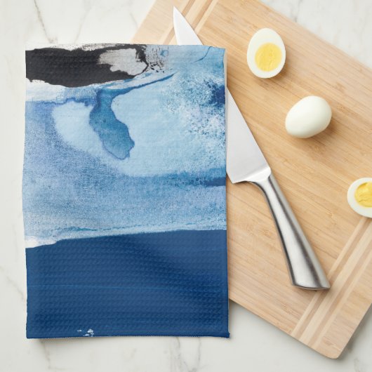 Blue Amore II Theedoek (Quarter Fold)