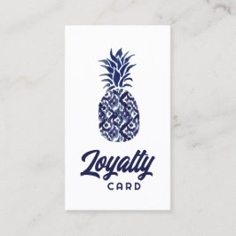 Blue Ananas Loyalty Kaart Visitekaartje