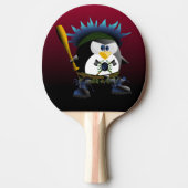 Blue Anarchy Penguin Ping Pong Paddle Tafeltennisbatje (Voorkant)