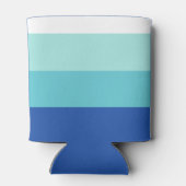 Blue Anchor Beach Home Striped Blikjeskoeler (Achterkant)