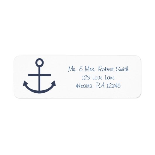 Blue Anchor Etiket (Voorkant)