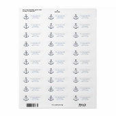 Blue Anchor Etiket (Full Sheet)