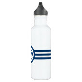 Blue Anchor Monogram Waterfles (Rechts)