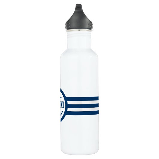 Blue Anchor Monogram Waterfles (Rechts)
