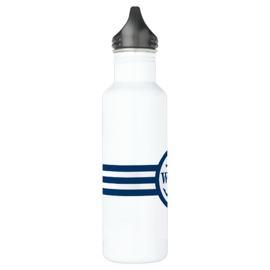 Blue Anchor Monogram Waterfles (Links)