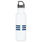 Blue Anchor Monogram Waterfles Waterfles (Achterkant)