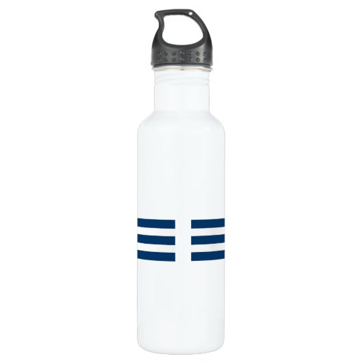Blue Anchor Monogram Waterfles Waterfles (Achterkant)