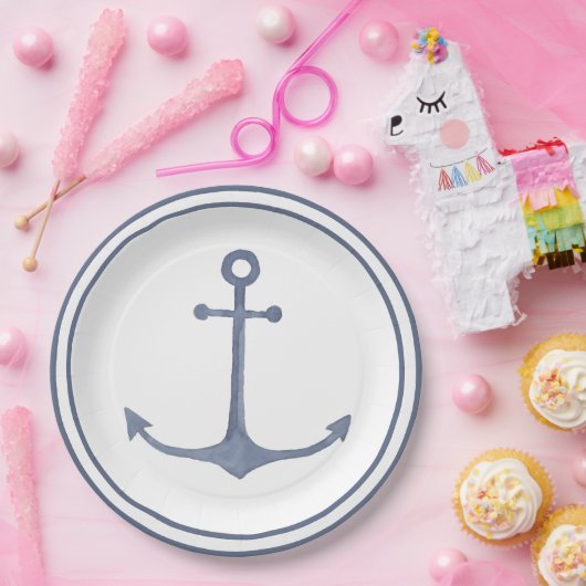 Blue Anchor Party Bord (Feest)
